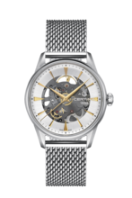 DS-1 Skeleton Automatic Silver 316L stainless steel 40mm - #0