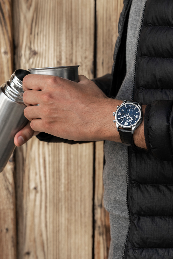 Men Quartz DS-8 Chronograph Moon Phase watch by Certina