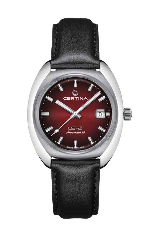 DS-2 Automatic Red 316L stainless steel 40mm - #0