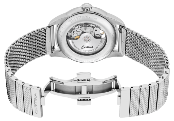 DS-1 Skeleton Automatic Silver 316L stainless steel 40mm - #6