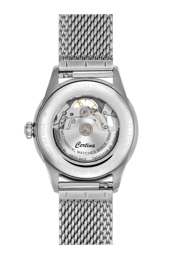 DS-1 Skeleton Automatic Silver 316L stainless steel 40mm - #4