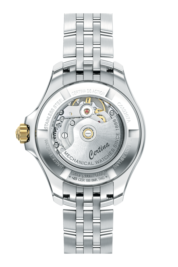 DS Action Lady Powermatic 80 Automatic Mother of pearl 316L stainless steel 34.5mm - #4