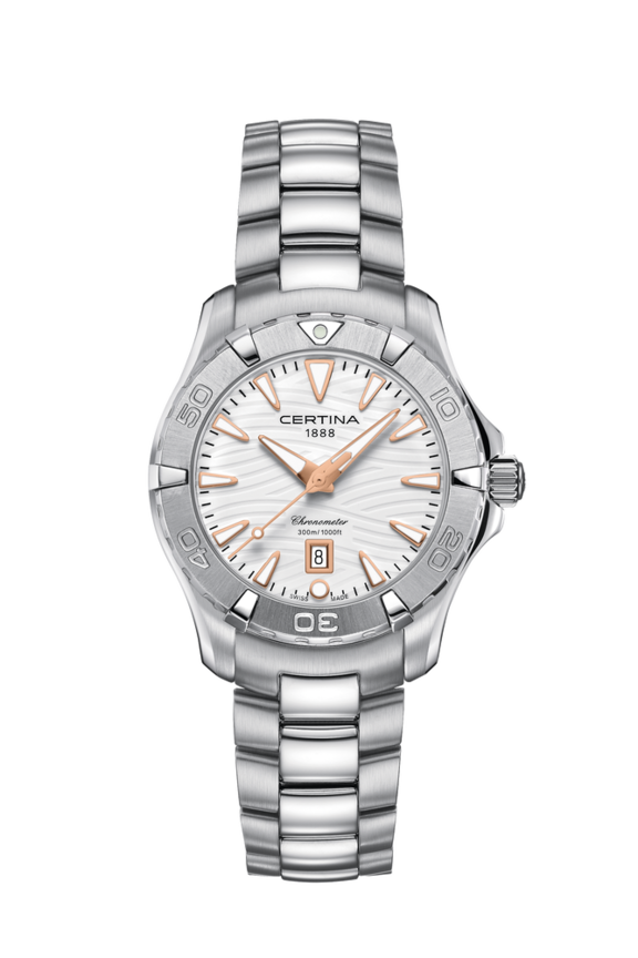 DS Action Lady 34mm Quartz White 316L stainless steel 34.3mm - #0