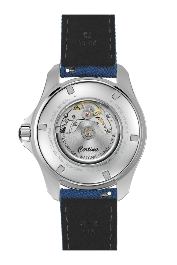 DS Action Day Date Powermatic 80 Automatic Blue 316L stainless steel 41mm - #4