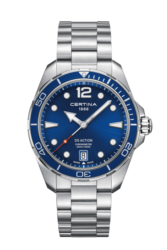 DS Action Quartz Blue 316L stainless steel 43mm - #0