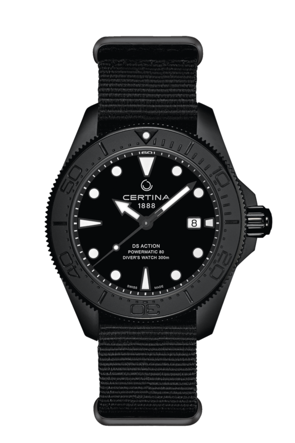 DS Action Diver 43mm Powermatic 80 Automatic Black PVD coating 316L stainless steel 43mm - #0