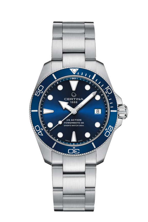 DS Action Diver 38mm Powermatic 80 Automatic Blue 316L stainless steel 38mm - #0