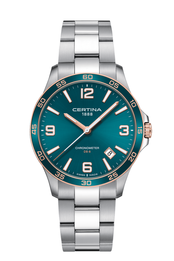 DS-8 Quartz Green 316L stainless steel 41.5mm - #0