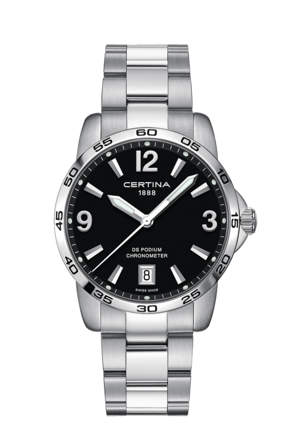 DS Podium Quartz Black 316L stainless steel 40mm - #0