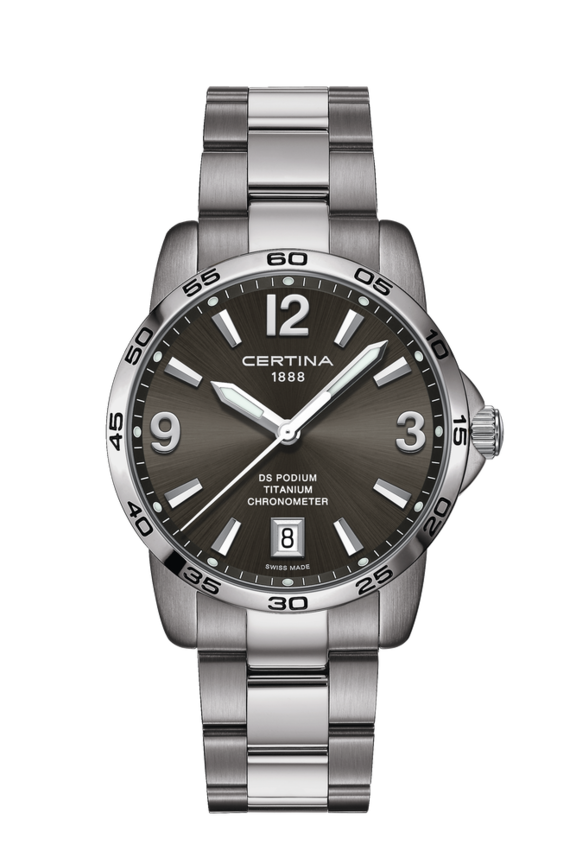 DS Podium Quartz Grey Titanium 40mm - #0