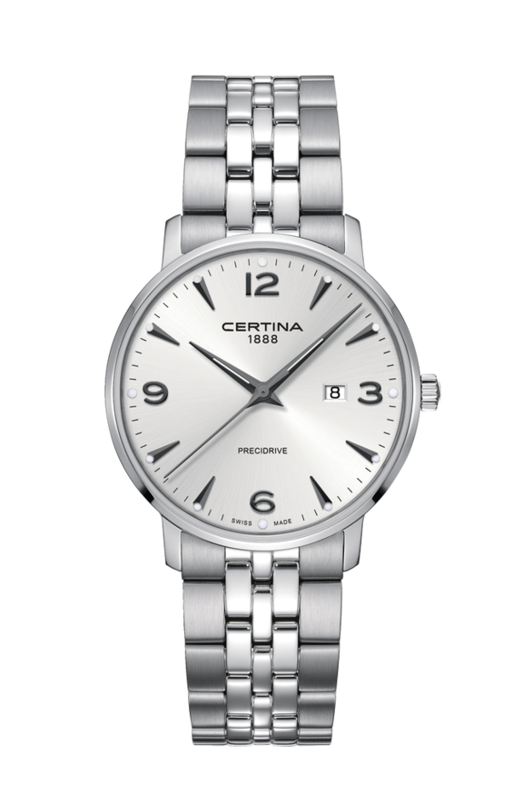 DS Caimano Quartz Silver 316L stainless steel 39mm - #0