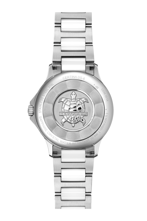 DS-6 Lady Quartz White 316L stainless steel 35mm - #4