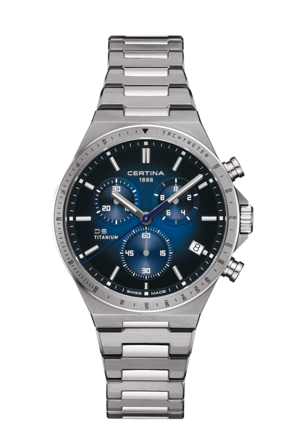 DS-7 Chronograph Quartz Blue Titanium 41mm - #0