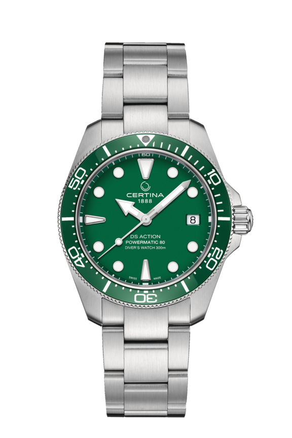 Unisex watch ∙ Automatic ∙ Green ∙ 316L stainless steel (C0488071109100)