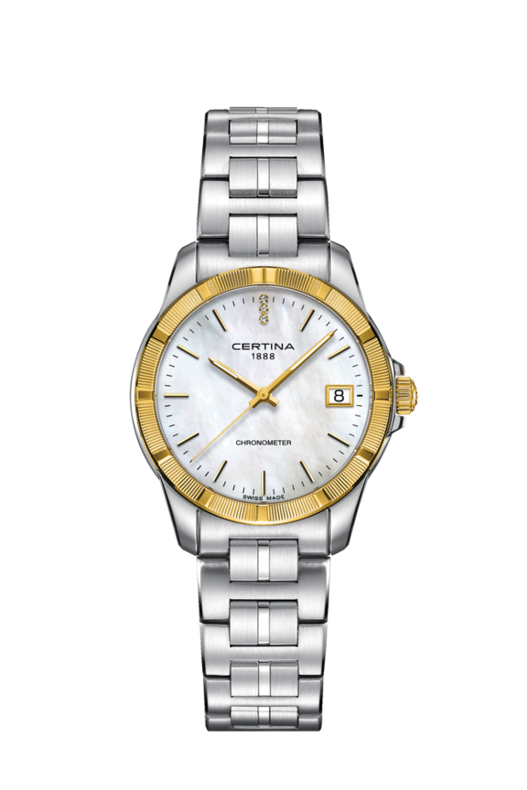 DS Jubile Quartz White 316L stainless steel 32mm - #0