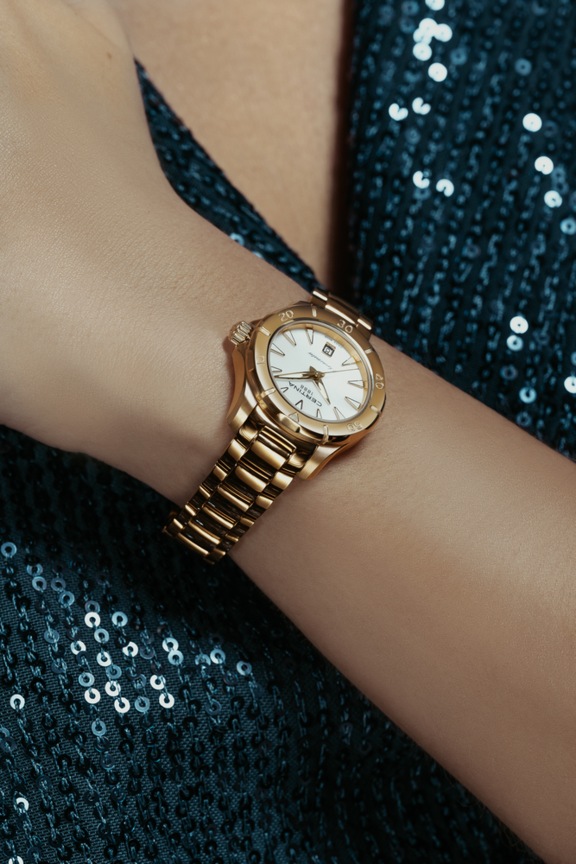 Women watch ∙ Quartz ∙ Mother of pearl ∙ PVD coating ∙ 316L stainless steel - #3