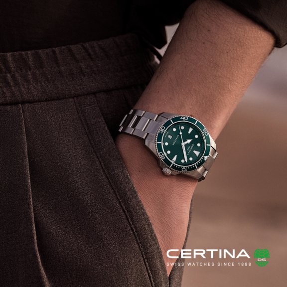 Men watch ∙ Quartz ∙ Green ∙ 316L stainless steel - #3