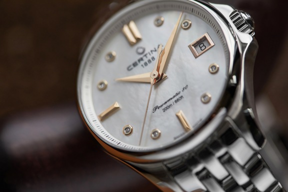 DS Action Automatic Mother of pearl 316L stainless steel
