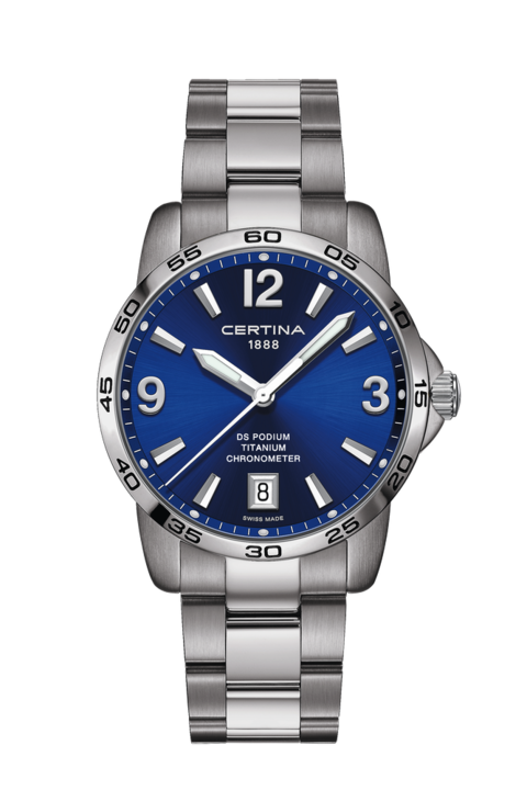 Men watch ∙ Quartz ∙ Blue ∙ Titanium - #0