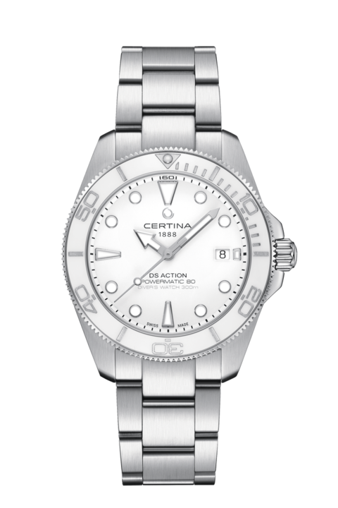 Men watch ∙ Automatic ∙ White ∙ 316L stainless steel (C0484071101100)
