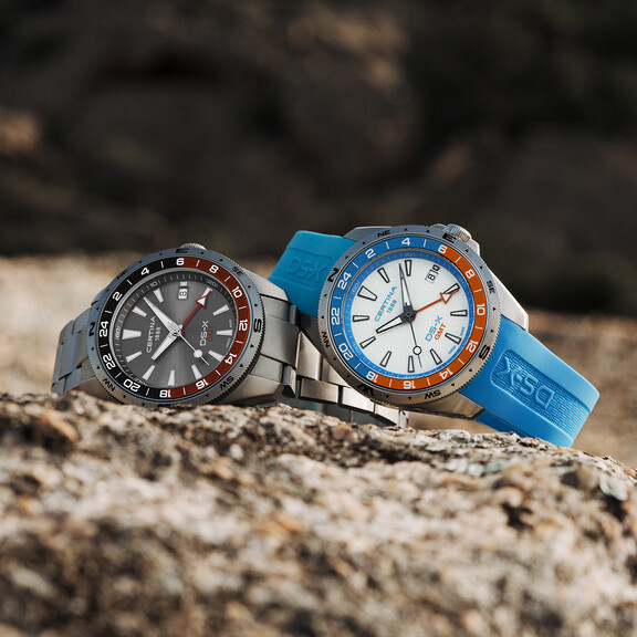 Certina DS-X GMT blue and grey